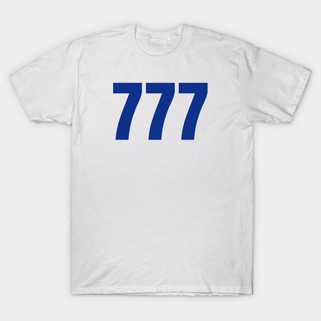 777 T-Shirt by Jitesh Kundra